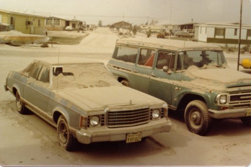 Ashfall - The Morning After Mount St. Helens Blew - 1980 - Moses Lake Washington